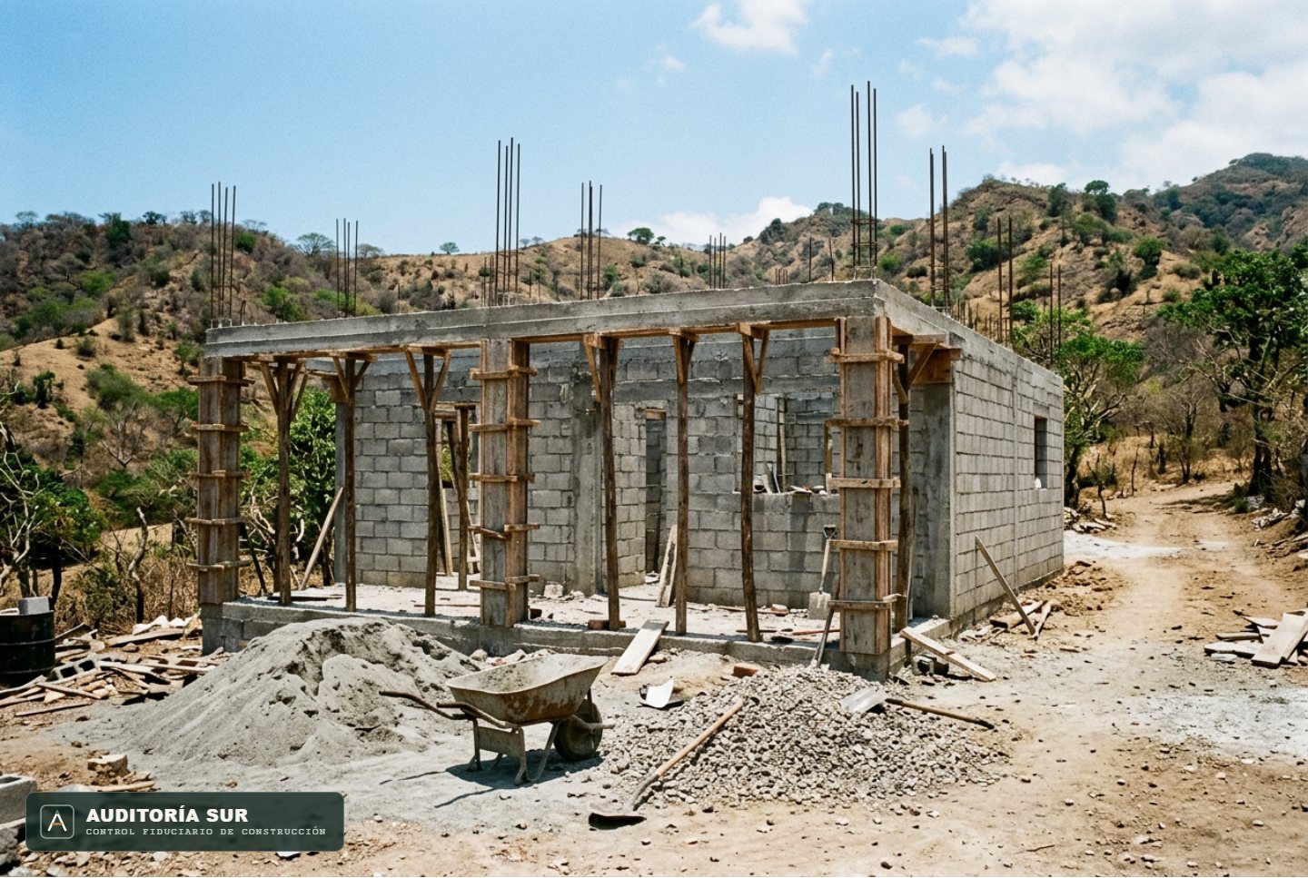 Vivienda familiar en obra gris